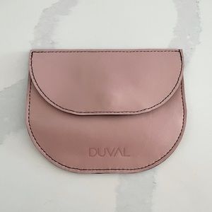 Genuine leather belt pouch